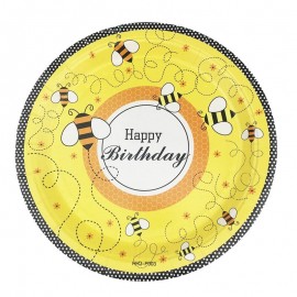 Charming Honey Bee Paper Plates | Cute Party Supplies Gift Idea