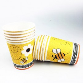 Gobelets en papier abeille - Modele 2