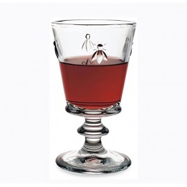Embossed Bee Wine Glass | Vintage Style Glassware (240ml)