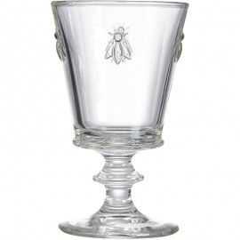 Embossed Bee Wine Glass | Vintage Style Glassware (240ml)