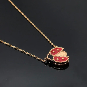 Cute Sterling Silver Ladybug Necklace | Unique Gift for Her