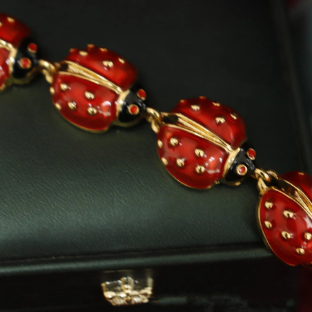 Détails	Bracelet Prestige Coccinelle Éclat d'Or