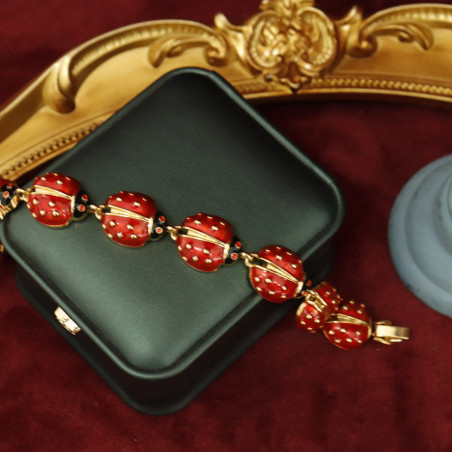 Vue détaillée Bracelet Prestige Coccinelle Éclat d'Or