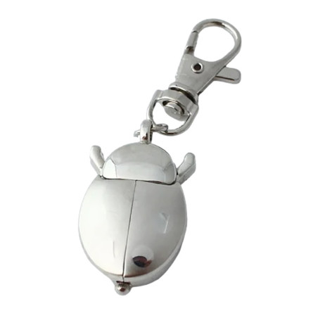 Petites Montres de Poche Coccinelle Couleur Argent