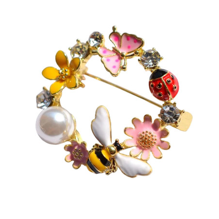 Brosche Marienkäfer, Schmetterling & Biene | 1001Bienen