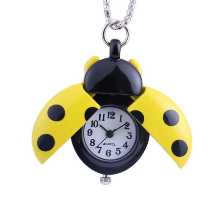 Montre Coccinelle "Chronos Jardinier" Couleur Jaune