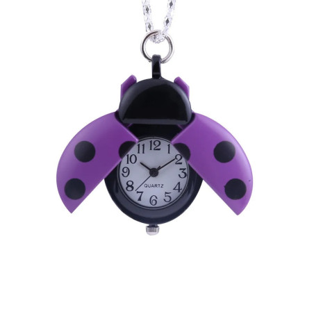 Montre Coccinelle "Chronos Jardinier" Couleur Violet