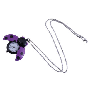 Vue générale Montre Coccinelle "Chronos Jardinier" Couleur Violet