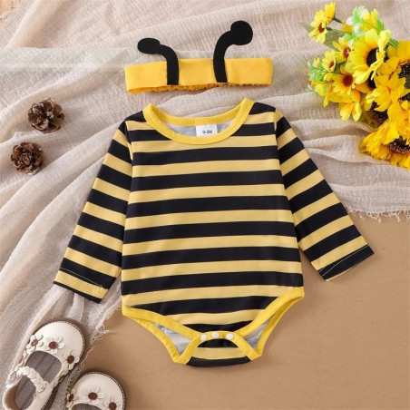 Vue détaillée Déguisement Abeille Sourire du Soleil pour Petite Fille