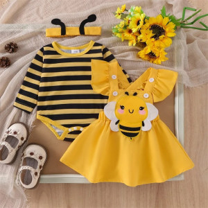 Vue générale Déguisement Abeille Sourire du Soleil pour Petite Fille