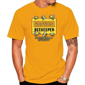 T-shirt Apiculteur Homme Couleur Jaune