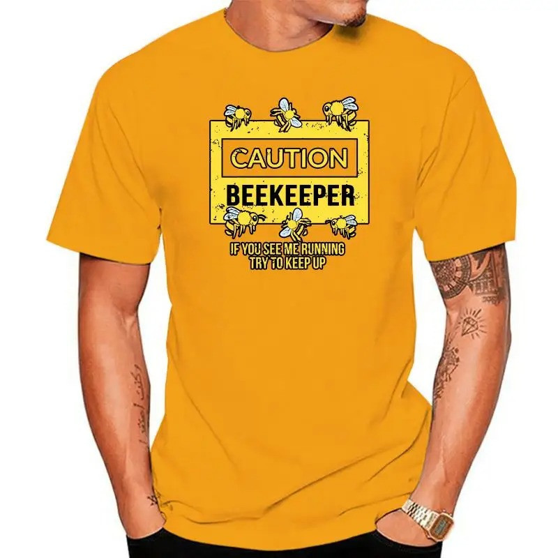 T-shirt Apiculteur Homme Couleur Jaune