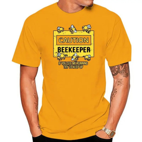 T-shirt Apiculteur Homme Couleur Jaune