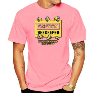 T-shirt Apiculteur Homme Couleur Rose