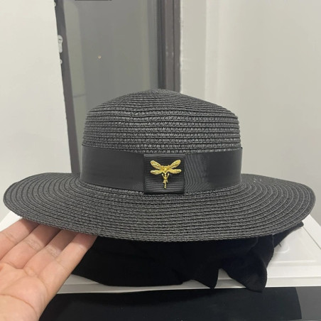 Chapeau Abeille Sérénité Champêtre Couleur Noir