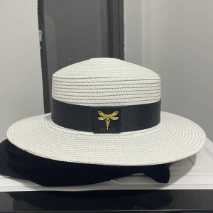 Chapeau Abeille Sérénité Champêtre Couleur Blanc