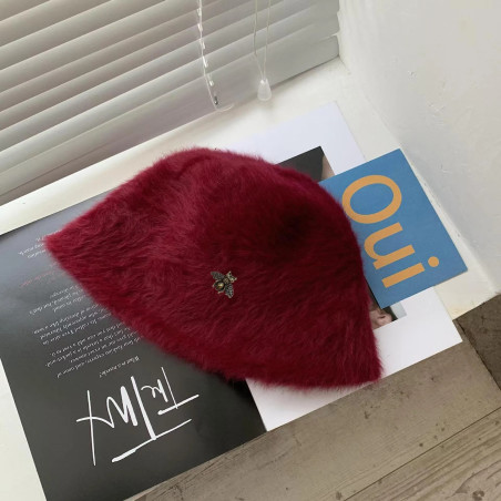 Chapeau Abeille Éclat Agora pour femme Couleur burgundy