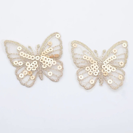 Sequin Butterfly Patches | Cute Sew-On Appliques (10-Pack)