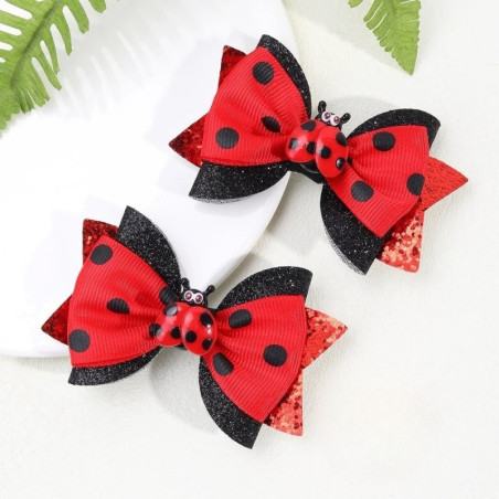 Accessoire Cheux - barrette coccinelle