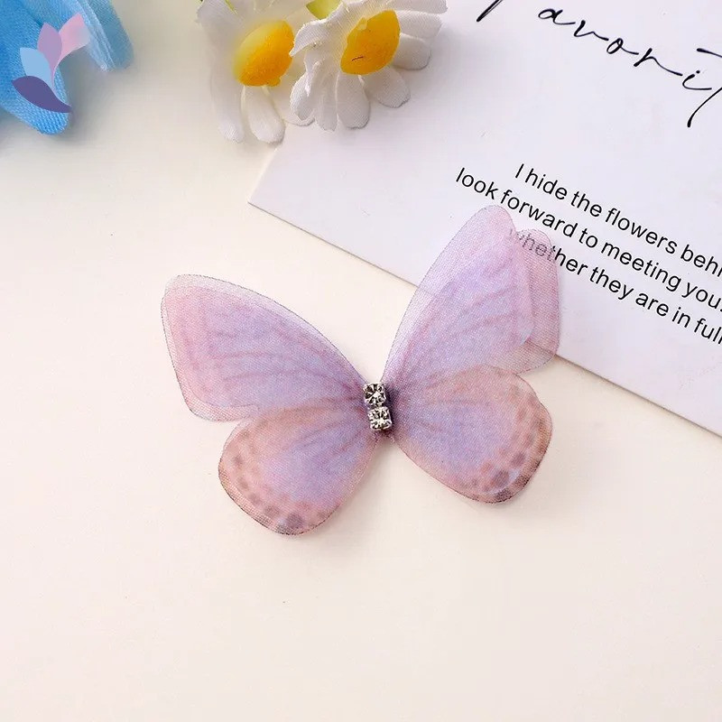 Écussons Papillons Ailes Papillon 3D Violet