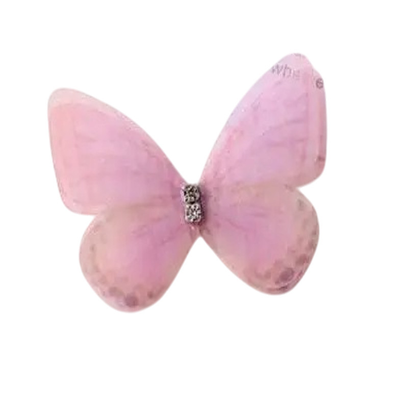 Écussons Papillons Ailes Papillon 3D Rose