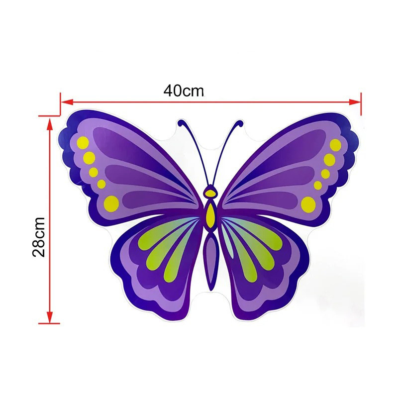 Grand Autocollant Papillon 40 cm - Modele 3