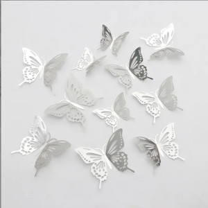 Autocollant Mural Créatif Papillon - Papillons 3D aux Ailles Creuses - Modele 2