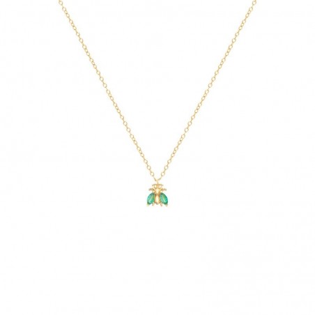 Collier ras du cou en argent Sterling 925 pierre de couleur bleue