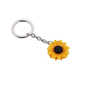 Portachiavi Ape 'Girasole Splendente' – Eleganza e Luce