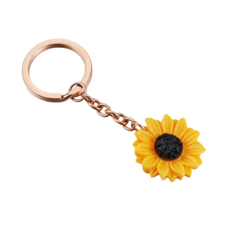 Llavero Abeja Girasol Soleado | Regalo Original y Bonito