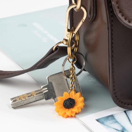 Porte-clés Abeille Tournesol - Idée Cadeau Mignonne & Élégante