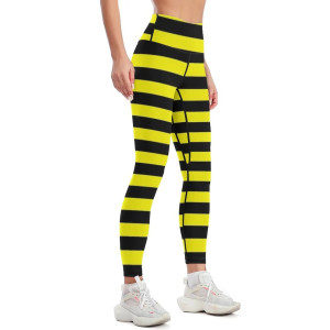Stylish Honey Bee Leggings | Cute High-Waisted Yoga Pants