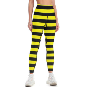 Stylish Honey Bee Leggings | Cute High-Waisted Yoga Pants