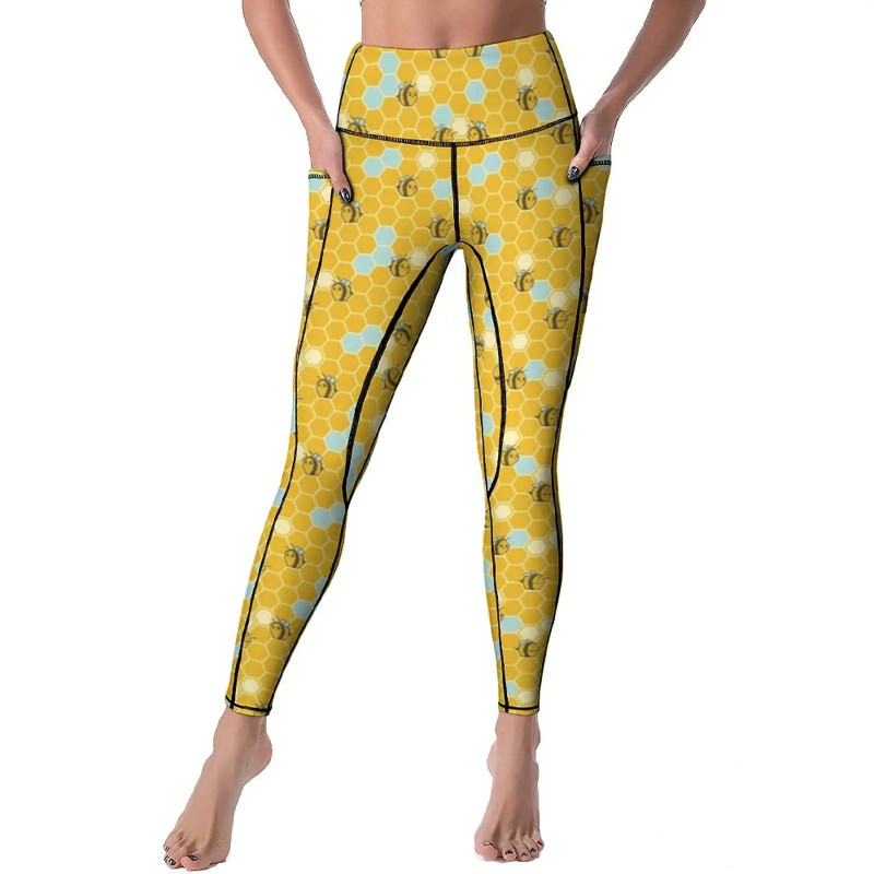 Legging Abeille Harmony Hive | Taille Haute, Poches & Confort