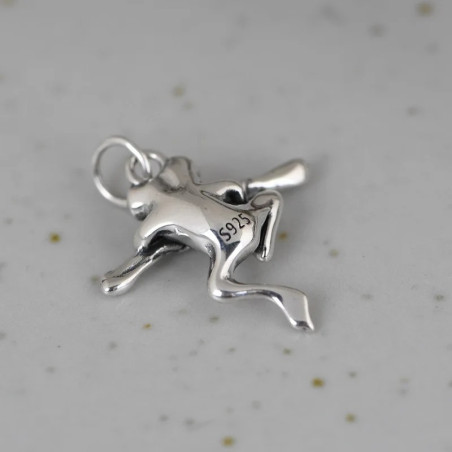 Handmade Frog Pendant 925 Silver | Cute Nature Jewelry Gift