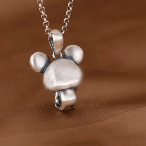 Collier Grenouille Yeux Saphir en Argent 925 | 1001 Abeilles