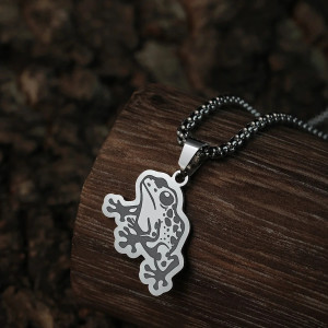 Collier Grenouille Rêve Tropical | Bijou Acier Inoxydable