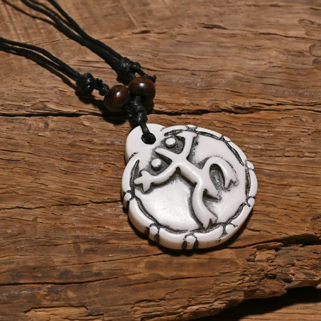Collier Grenouille Mystique Tribal - modèle 2