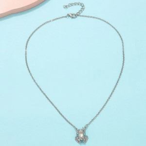 Collier Grenouille Mignon | Pendentif Doré & Argenté | Idée Cadeau