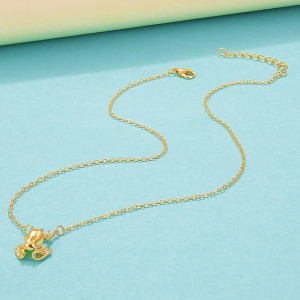 Collier Grenouille Mignon | Pendentif Doré & Argenté | Idée Cadeau