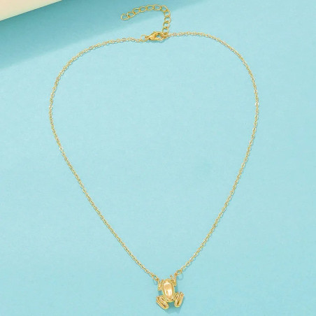 Cute Frog Necklace | Gold & Silver Frog Pendant | Gift for Her