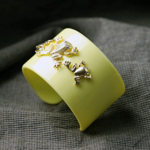 Bracciale Rana Dorata Tropicale | Gioiello Donna Originale