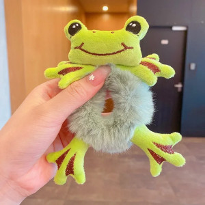 magnifique Chouchou Grenouille élastiques en peluche pour femmes
