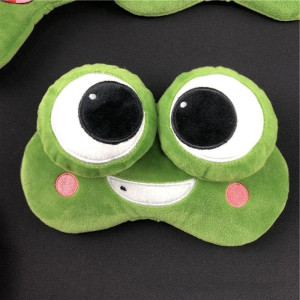 Masque de sommeil Grenouille en peluche pour enfant - modele 3