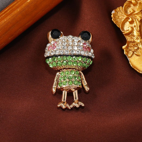 Broche Grenouille Éclat Princier -  modèle 2