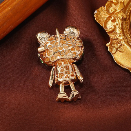 Royal Radiance Frog Brooch | Cute Animal Pin Jewelry Gift