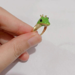 Bague Grenouille Princesse Lily | Bijou Mignon & Ajustable