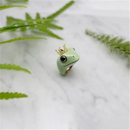 Bague Grenouille Princesse Lily | Bijou Mignon & Ajustable