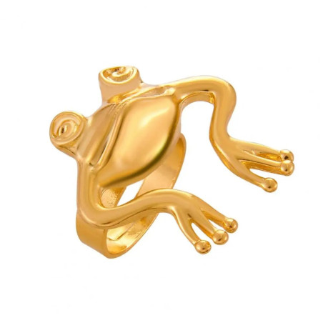 Anello Rana "Lily Hop" – Gioiello Originale ed Elegante