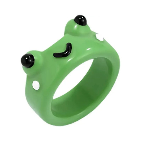 Bague Grenouille Mignonne avec Coffret Velours | Bijou Cartoon